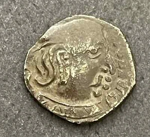 Western Satraps AD 348-378 Silver Drachm Rudrasena III - Picture 1 of 2