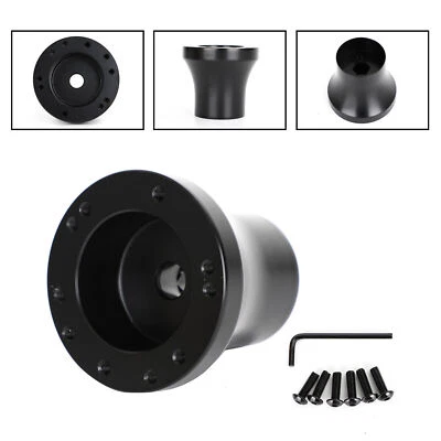 Golf Cart Aluminum Steering Wheel Adapter Hub for Club Car Precedent Black M Foto 1 de 4