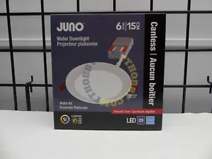 Juno WF6 SWW5 6 in. Selectable CCT Ultra Slim Canless LED White Recessed Light - Picture 1 of 5