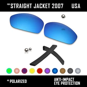 Lenti e auricolari di ricambio antigraffio per Giacca dritta Oakley 2007 occhiali da sole - Foto 1 di 20