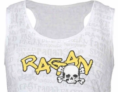DAVID RAGAN #6 Speed Tank Top Women's Shirt UPS NASCAR ROUSH FENWAY - Image 1 of 2