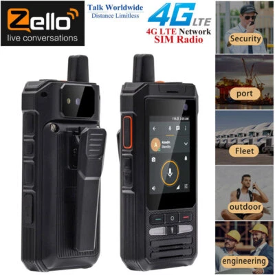 Unlocked 4G LTE Android Rugged POC Radio Network Phone Walkie Talkie Mobile F80 - Image 1 of 4