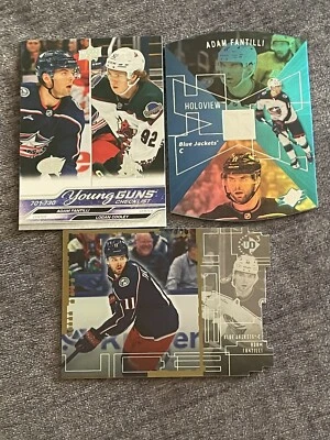 2023 Upper Deck Adam Fantilli Young Guns Checklist, UD3, And Holoview, Mint - Image 1 of 4