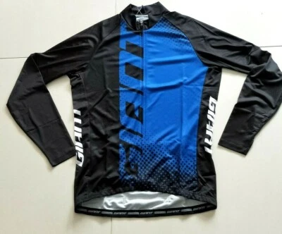 Jersey de ciclismo Giant de manga larga serie Crane azul/negro para ropa de verano Foto 1 de 4