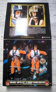 Star Wars Kenner - Wedge Antilles & Biggs Darklighter - 30 cm Figuren -  NEU/OVP - Bild 1 von 6
