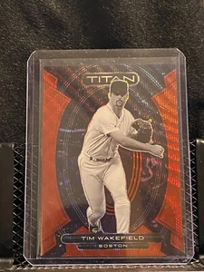 Tim Wakefield 2023 Chronicles Titan Red Wave #137/199 - Red Sox - Picture 1 of 2