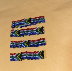 1 Stück Südafrika Flagge Perlen Armbänder - Bild 1 von 1