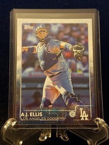 2015 A.J. Ellis Los Angeles Dodgers Topps Baseball Card # 429