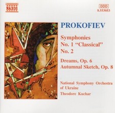 Theodore Kuchar - Prokofiev Symphony No. 1 & 2, Dreams, Autumnal Sketch CD Naxos