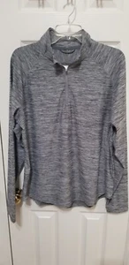 Maglione donna All in Motion Activewear con zip. Nero/Grigio. Taglia Large - Foto 1 di 5
