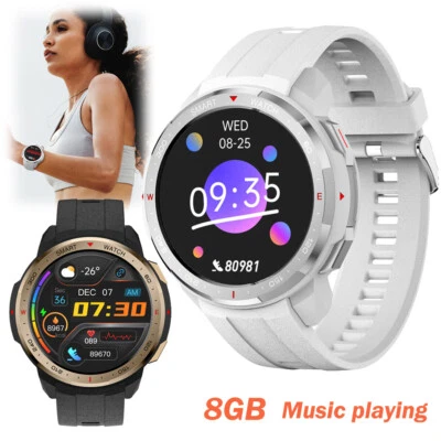 Men Women Smart Watch Phone Music Player Watch Health Fitness Tracker Pedometer - Image 1 of 4