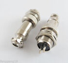 10pcs XLR 2 Pins 12mm Audio Cable Connector Chassis Mount 2 Pin Plug Adapter