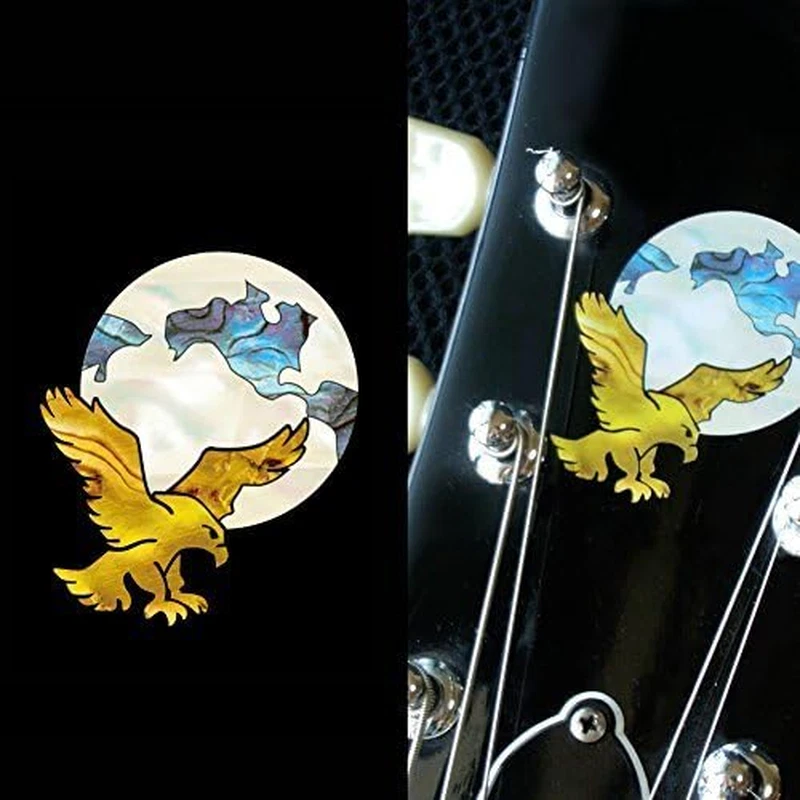 Eagle Earth Guitar Headstock Decals Inlay Sticker Foto 1 de 1