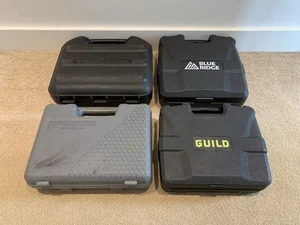 Job-Lot Bundle Of 4 Various EMPTY CARRY CASES For Cordless Drill Power Tools - Picture 1 of 24