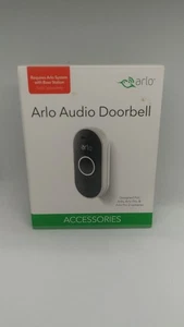 Arlo Audio Doorbell Add on Accessories - Cameras (AAD1001)White/Black NEW SEALED - Picture 1 of 6