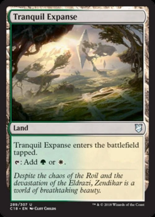 Tranquil Expanse - Light Play MTG Commander 2018 - Image 1 of 1