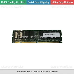 THMY6416H1EG-75 Toshiba 128MB SDRAM Non ECC PC-133 133Mhz - Picture 1 of 1