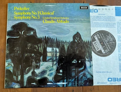 SXL 6469 Prokofiev Symphonies Nos. 1 & 3 Abbado  LSO - Image 1 of 2