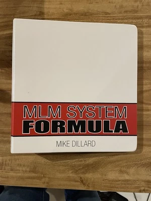 MLM System Formula Mike Dillard Network Marketing RARE Course and DVD Set - Image 1 of 4