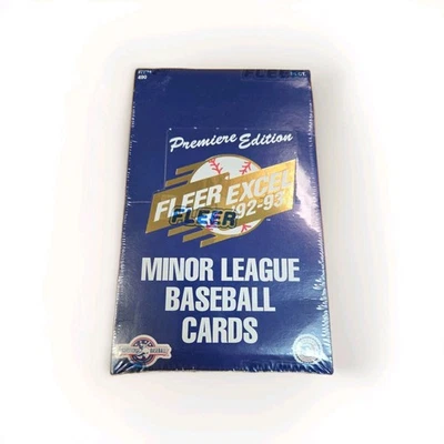 1992-93 Fleer Excel Premiere Minor League Baseball Factory Sealed Box Jeter  - Image 1 of 4
