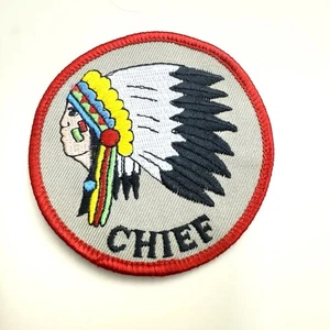 YMCA? Jefe "Guías indios"? Parche plumas NOS - Imagen 1 de 5