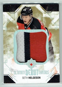 14-15 UD Upper Deck Ultimate Debut Threads Seth Helgeson /100 Rookie Patch - Picture 1 of 1