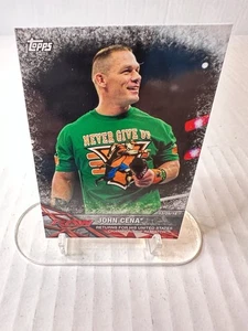 Tarjeta coleccionable de lucha libre John Cena WWE Topps RAW Smackdown Superstar #4 - Imagen 1 de 2