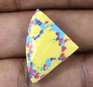 Natürlicher Arizona mehrfarbiger Türkis 16,10 kt ausgefallener Edelstein zertifiziert T9854 - Bild 1 von 6