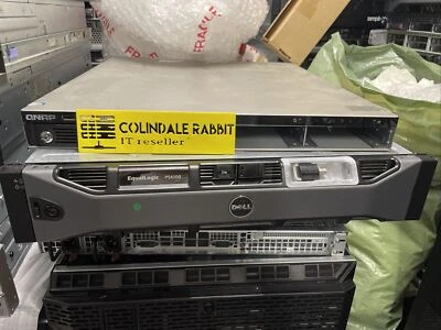 Dell EqualLogic PS4100 24tb 1GbE iSCSI SAN Array 12x 2TB sas Hard Drives rail  - Image 1 of 4