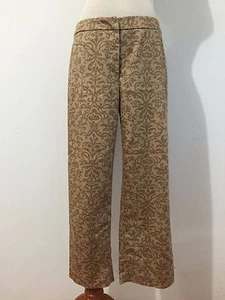 Apostrophe Stretch Slacks Tan & Light Brown Size 6P - Picture 1 of 10