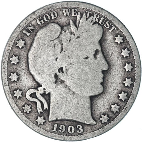 1903 O Barber Half Dollar 90% Silver Good See Pics U679 Cover