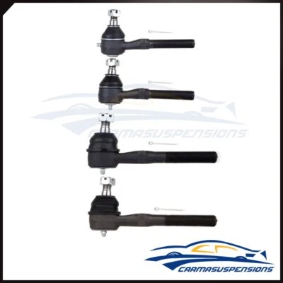 Fit for 1997-2003 Ford F-150 4WD Brand New 4 Pairs Inner & Outer Tie Rod End - Image 1 of 4