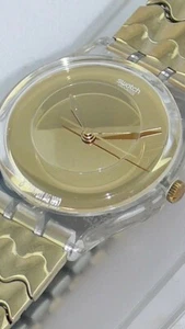 Swatch-Gent: Golden Wave. Armbandlänge Small. NEU / NEW - Picture 1 of 2