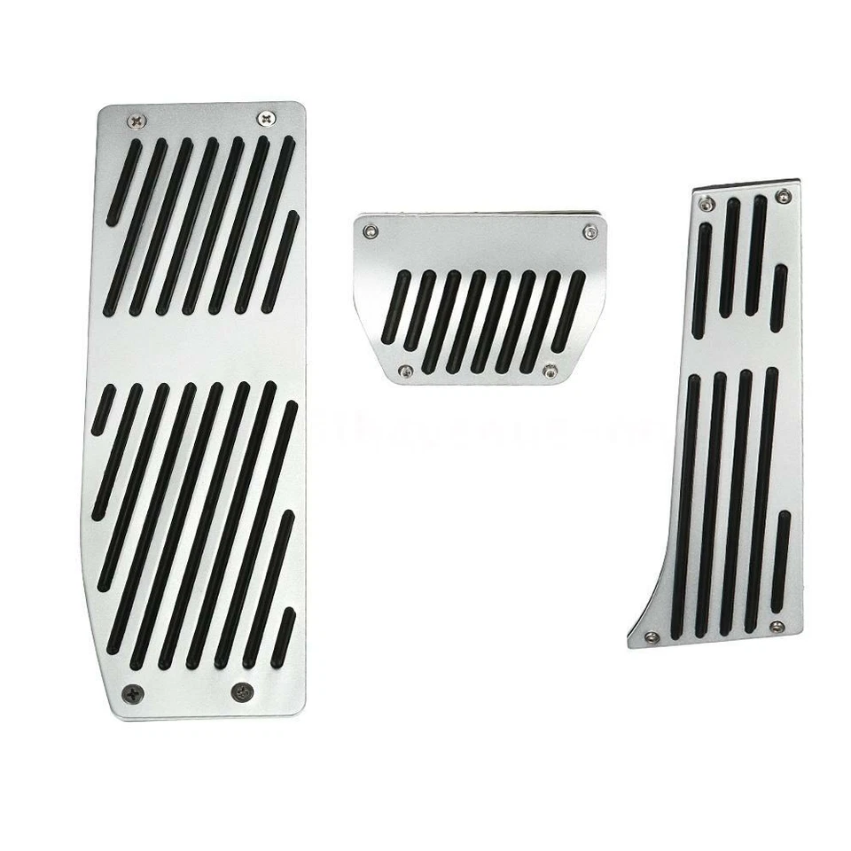 Aluminum Footrest Rest Pedals Pad Set For BMW E30 E36 E46 E87 E90-E93 - Image 1 of 1