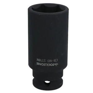 Land Rover 27mm 1/2" Dr Doble Profundidad Métrico Impacto Enchufe Único Hexagonal 6 Lados TE64 - Imagen 1 de 6