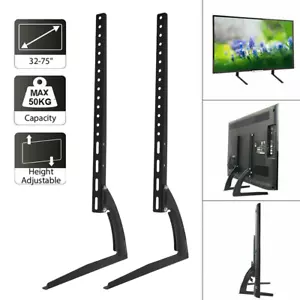32-75 Zoll TV Ständer Fernseher Standfuß Universal Höhenverstellbar Halterung DE - Bild 1 von 14