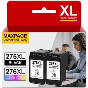 PG-275XL CL-276XL Ink compatible with Canon Pixma TS3500 Series TS3522 TR4722 - Picture 1 of 12