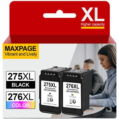 Tinta PG-275XL CL-276XL para tinta Canon 275 276 XL Pixma TS3722 TS3522 TR4722 TR4720 Foto 1 de 4
