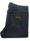 Wrangler Men's Jeans Texas Stretch Straight Leg W42 L34 Dark Blue Levf591