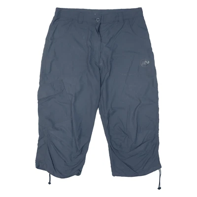 MAMMUT 3/4 Womens Utility Shorts Grey M W34 - Image 1 of 4