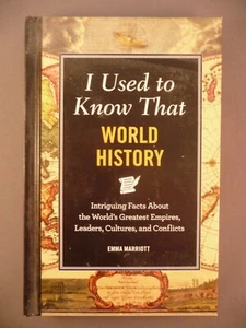 I USED TO KNOW THAT “WORLD HISTORY” BY EMMA MARRIOTT - NEW & UNOPENED - Picture 1 of 2