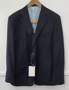Blazer La Spalla Azul De Lana Vitale Barberis Para Hombre Talla EU58 UK/US48 - Imagen 1 de 8