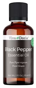 Viva Doria Pure Black Pepper Essential Oil, Food Grade, 1 Fl Oz. - Picture 1 of 4