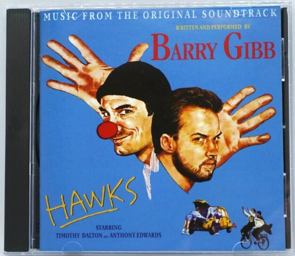 Barry Gibb : HAWKS  (Original Movie Soundtrack) OST CD Album - Bee Gees - rare - Image 1 of 3