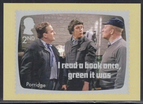 GRAN BRETAÑA Gachas de avena "Leí un libro una vez, verde era" Tarjeta PHQ Foto 1 de 1