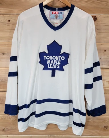 Vintage 90s NHL Toronto Maple Leafs CCM Maska Jersey Size XXL Made in Canada Cover