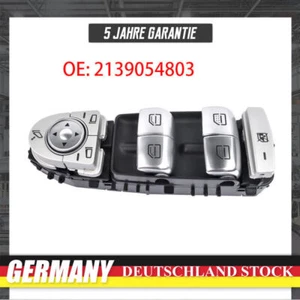 Fensterheberschalter Fensterheber Tasten Silber für Mercedes W213 Vorne Links DE - Foto 1 di 7