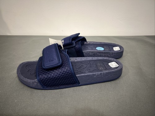 Navy Adidas X Pharrell Williams Chancleta Hu Boost Slides Uomo Taglia 6 NewFY6142