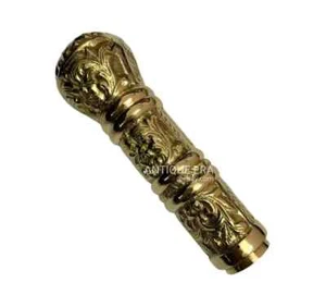 Vintage Style Handmade Brass Knob Head Only Handle For Wooden Cane Walking Stick - Picture 1 of 3