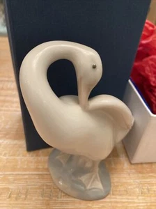 "Vintage Lladro #4553 ""Kleine Ente"" Porzellan Figur glänzend markiert Spanien 4,5" - Bild 1 von 4